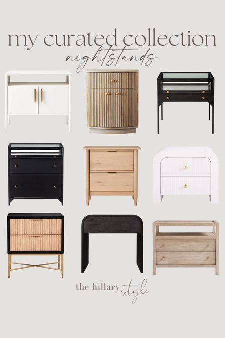 My curated collection of nightstands!

Amazon. Pottery barn. Cb2. Crate and barrel. West elm. World market. Target. 

#LTKhome #LTKsalealert #LTKstyletip