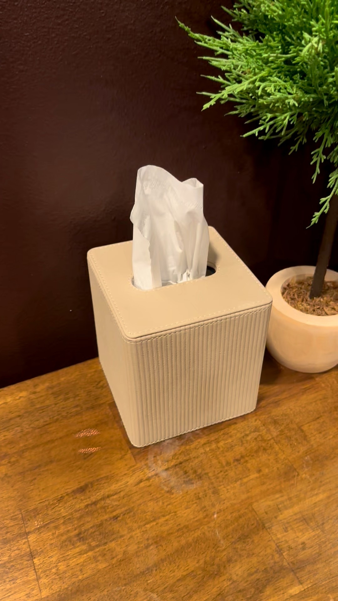 My husband made fun of me for buying this tissue box but it’s honestly so amazing! It’s not like other boxes that lift when you pull a tissue out. Love the texture and detailing, 10/10. 

#LTKmomlife #LTKHome #LTKselfcare