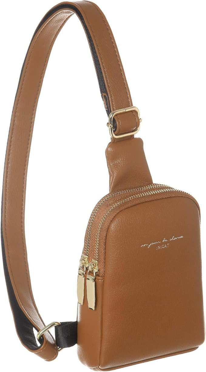 INICAT Crossbody Bags Women Fashionable Fanny Pack Sling Chest Purses for Travel Sport Camping | Amazon (US)