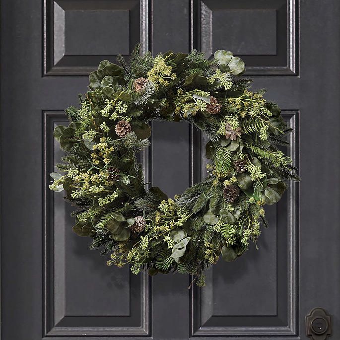 Pine & Eucalyptus Greenery Wreath | Frontgate | Frontgate