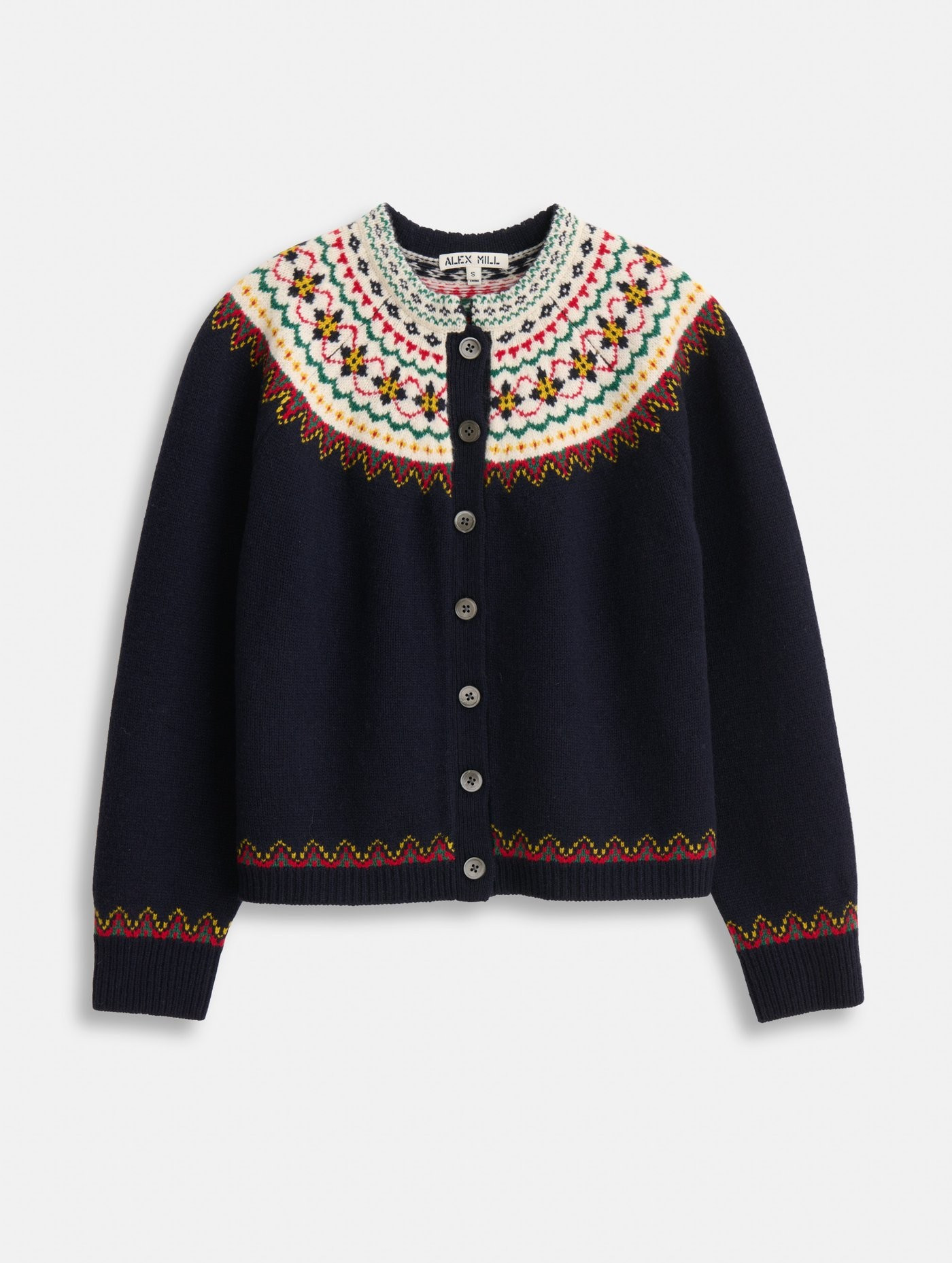 Hilde Fair Isle Cardigan | Alex Mill