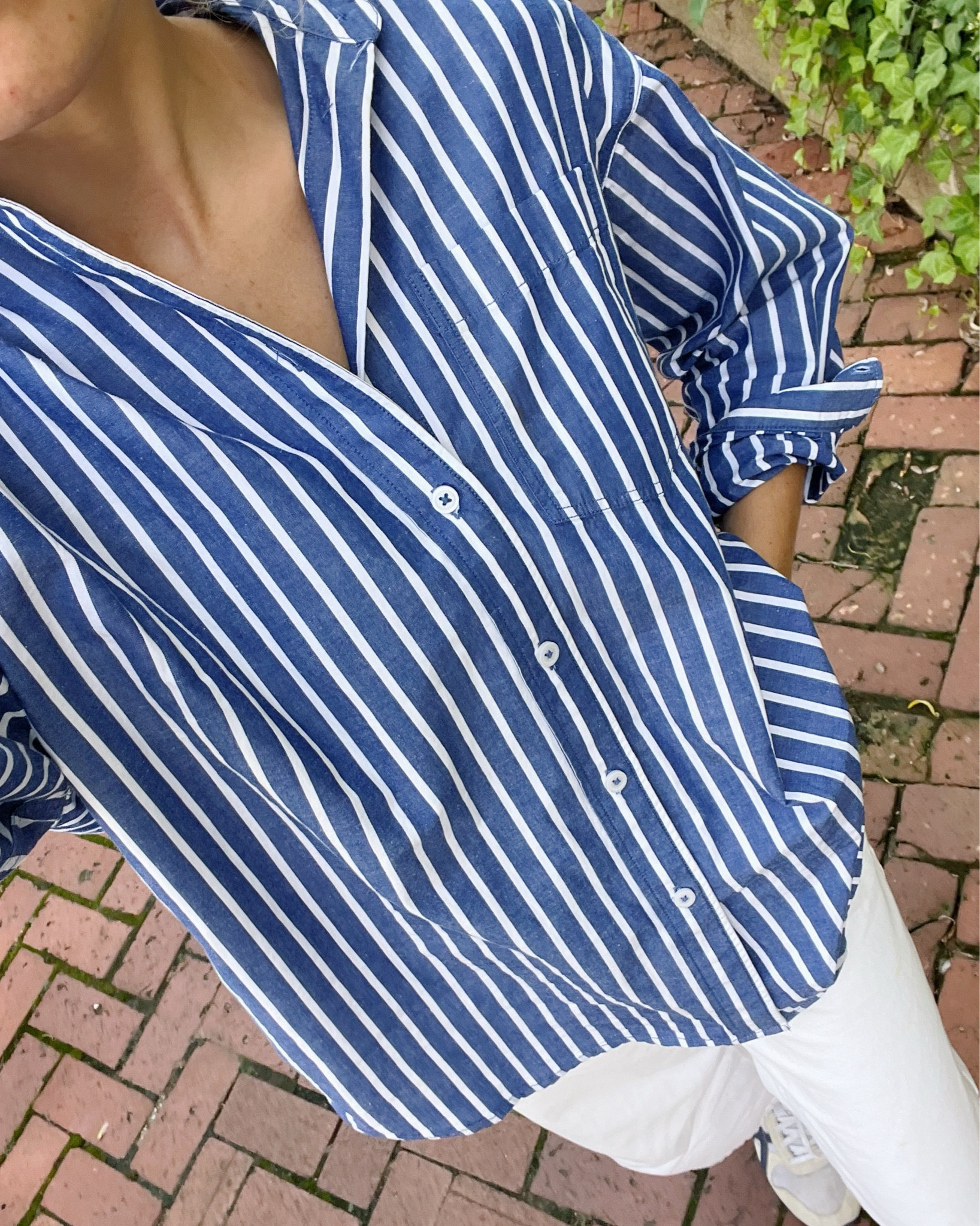 Tons of striped button downs on sale at JCrew right now!!! These are great closet staples 💙🤍💙

// fall workwear, work outfits, blouses for work, workwear inspo 

#LTKFindsUnder100 #LTKSaleAlert #LTKSeasonal