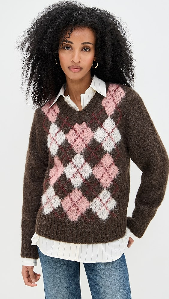 Baby Alpaca Argyle Sweater | Shopbop