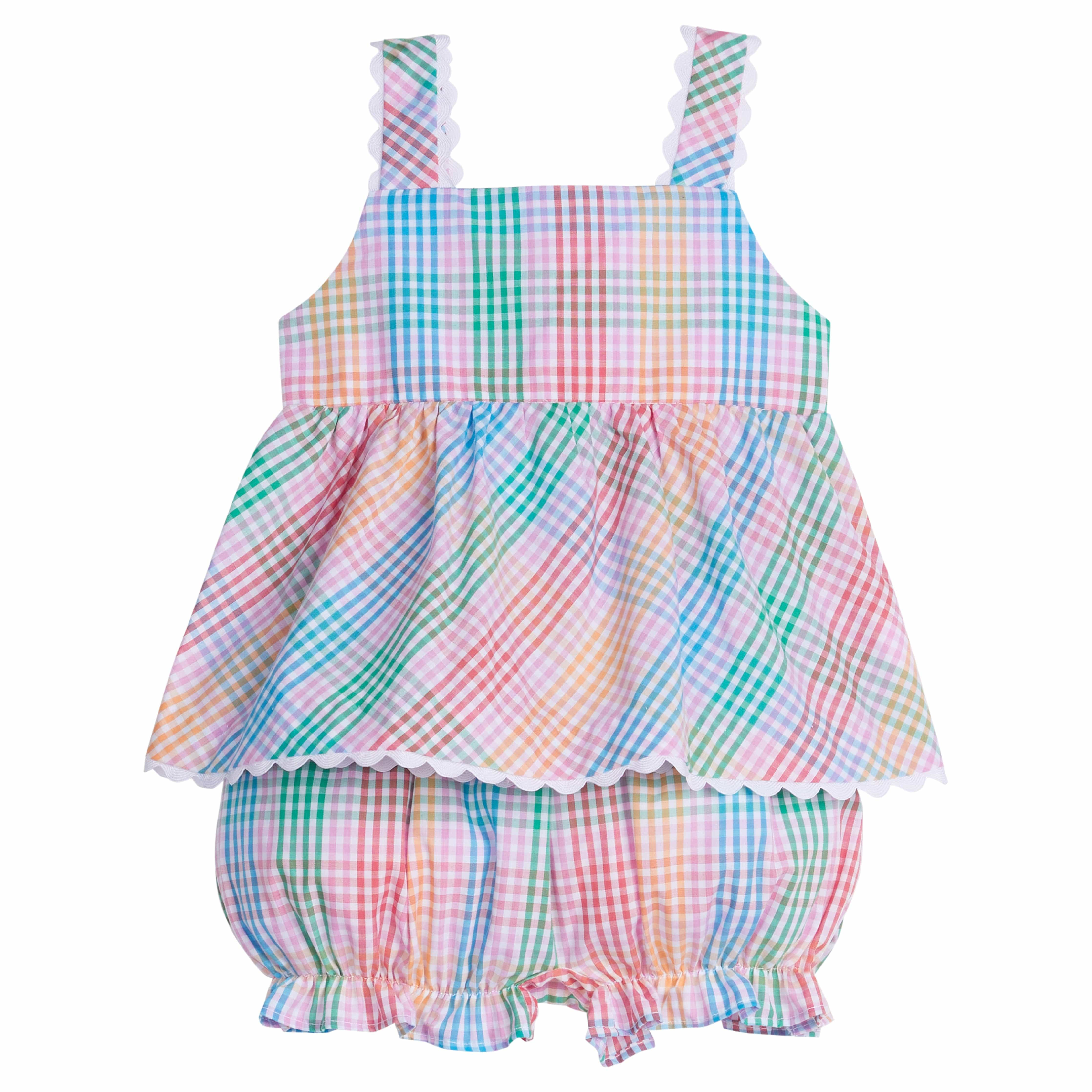 Evie Bloomer Set - Preppy Plaid | Little English