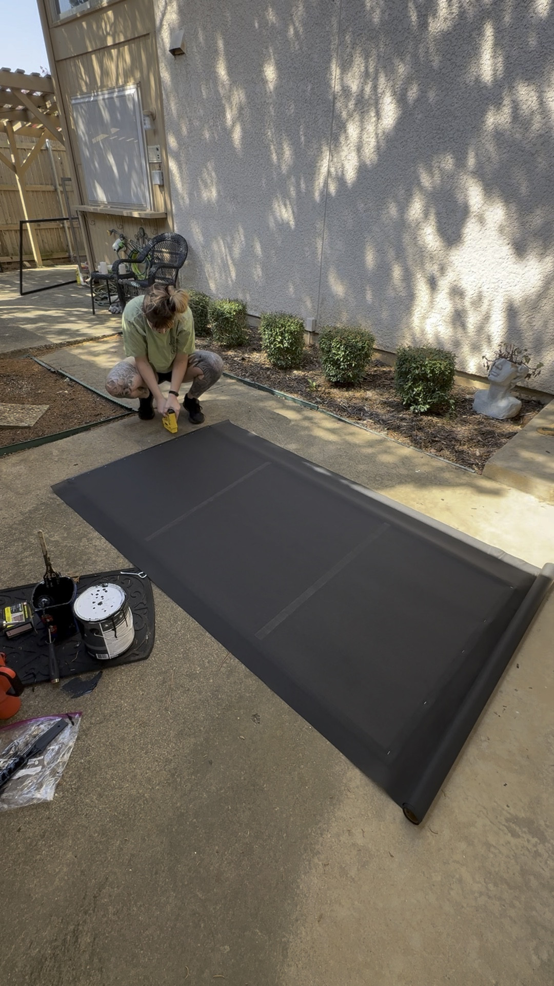 Hey hey hey…come in close, you’ll want to hear this: solar screens are a type of woven window screen that are made to keep your house cooler. Thanks for coming to my TED Talk. 

I still have the two upper windows to cover, but my entire body hurts from building these AND I ran out of screen on the last one so I gotta take a break to recover and get more materials. 
#gothityourself #giy #bellushall #doityourself #homerenovation 

#LTKHome