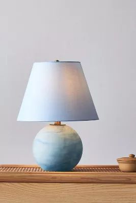 Swirled Glass Table Lamp | Anthropologie (US)