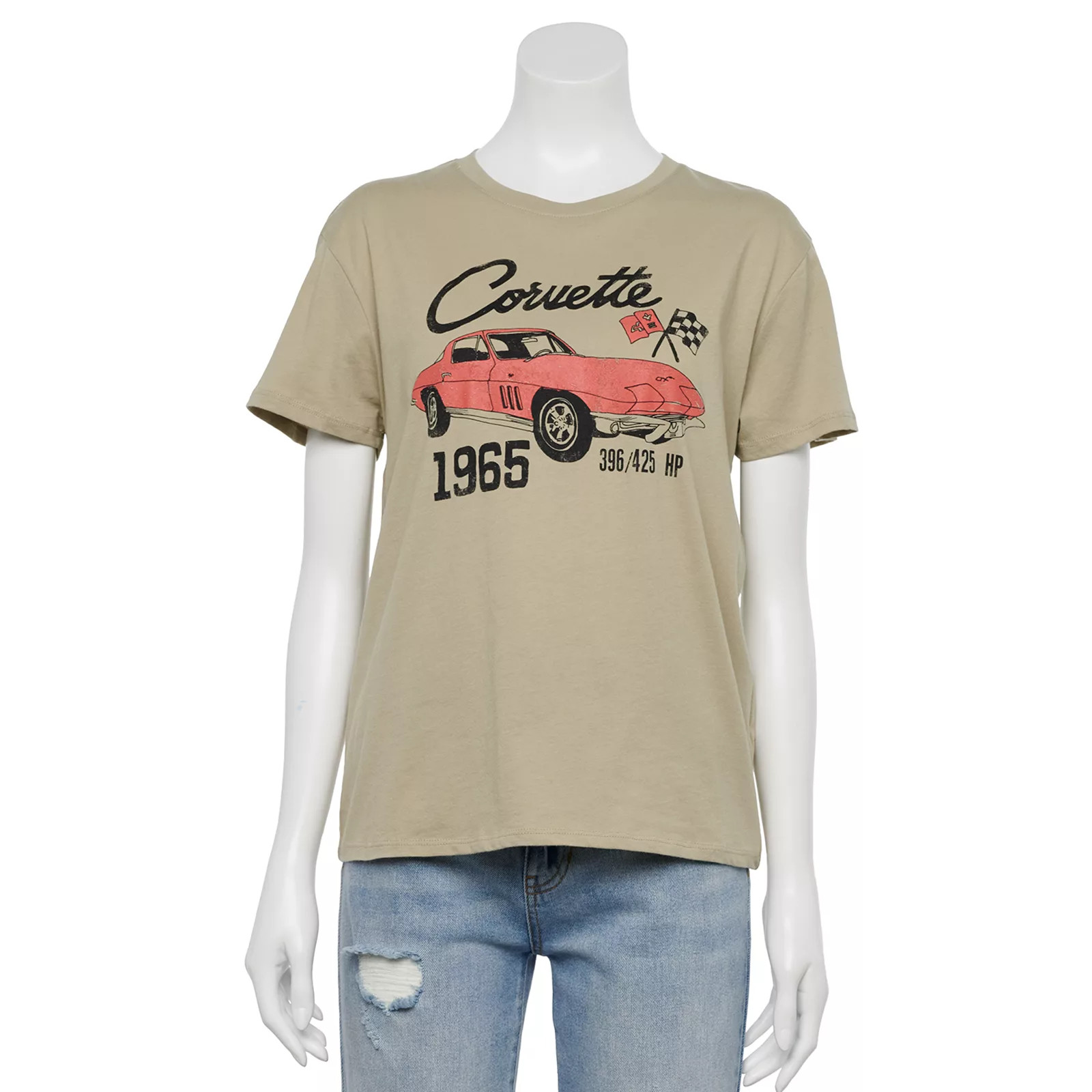 Juniors' 1965 Corvette Tee, Girl's, Size: Medium, Brown | Kohl's