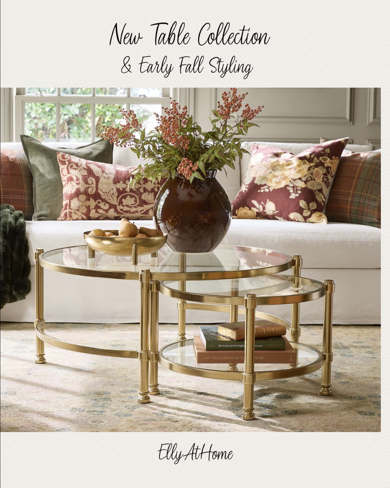 New tables in the Everson furniture collection! Shop more tables, fall styling, throw pillows, blankets, florals, vases, sofa, chairs, and more home decor accessories. New at Pottery Barn. 

#LTKHome #LTKFindsUnder50 #LTKStyleTip