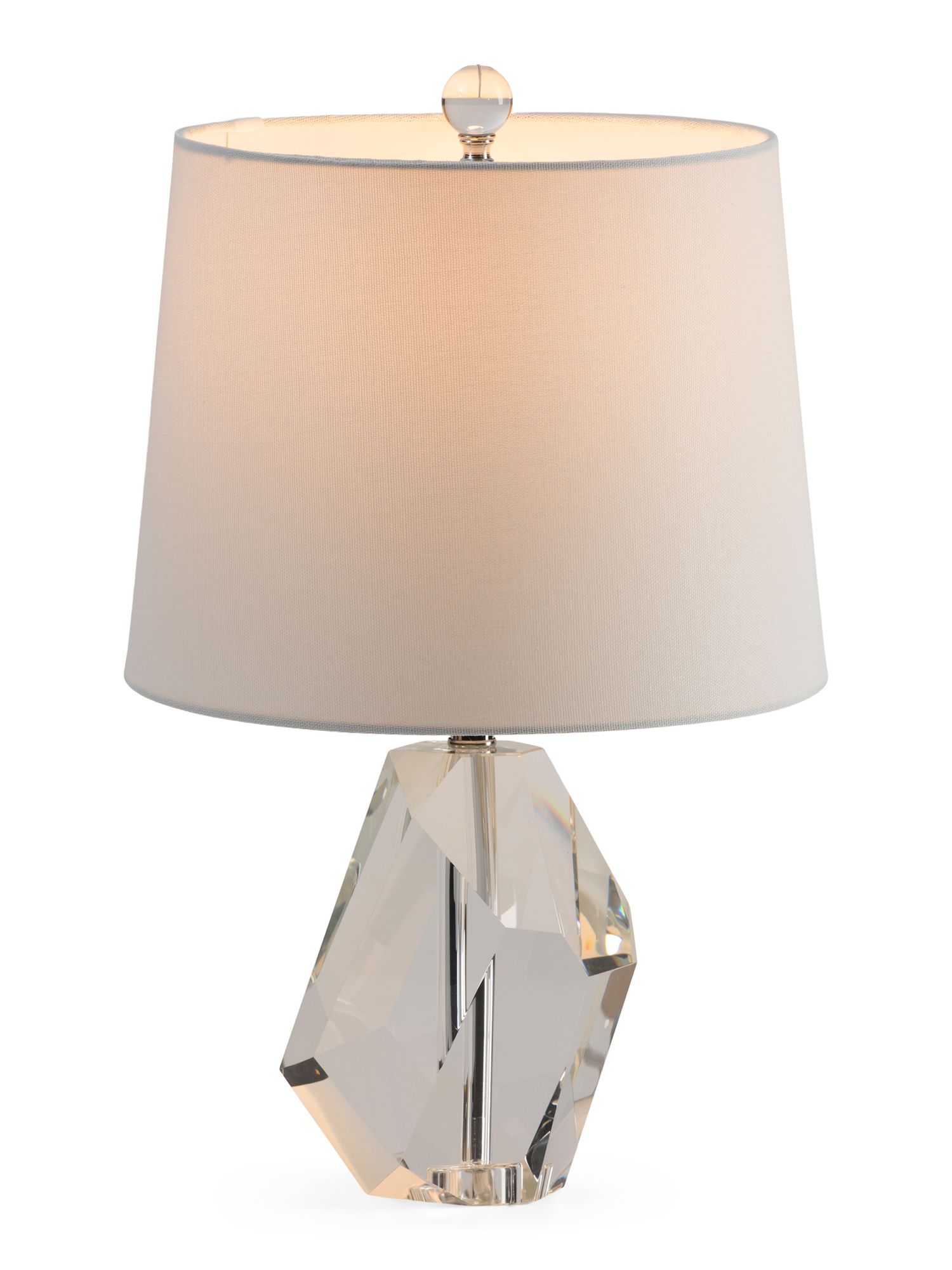 19in Faced Crystal Piece Table Lamp | Marshalls