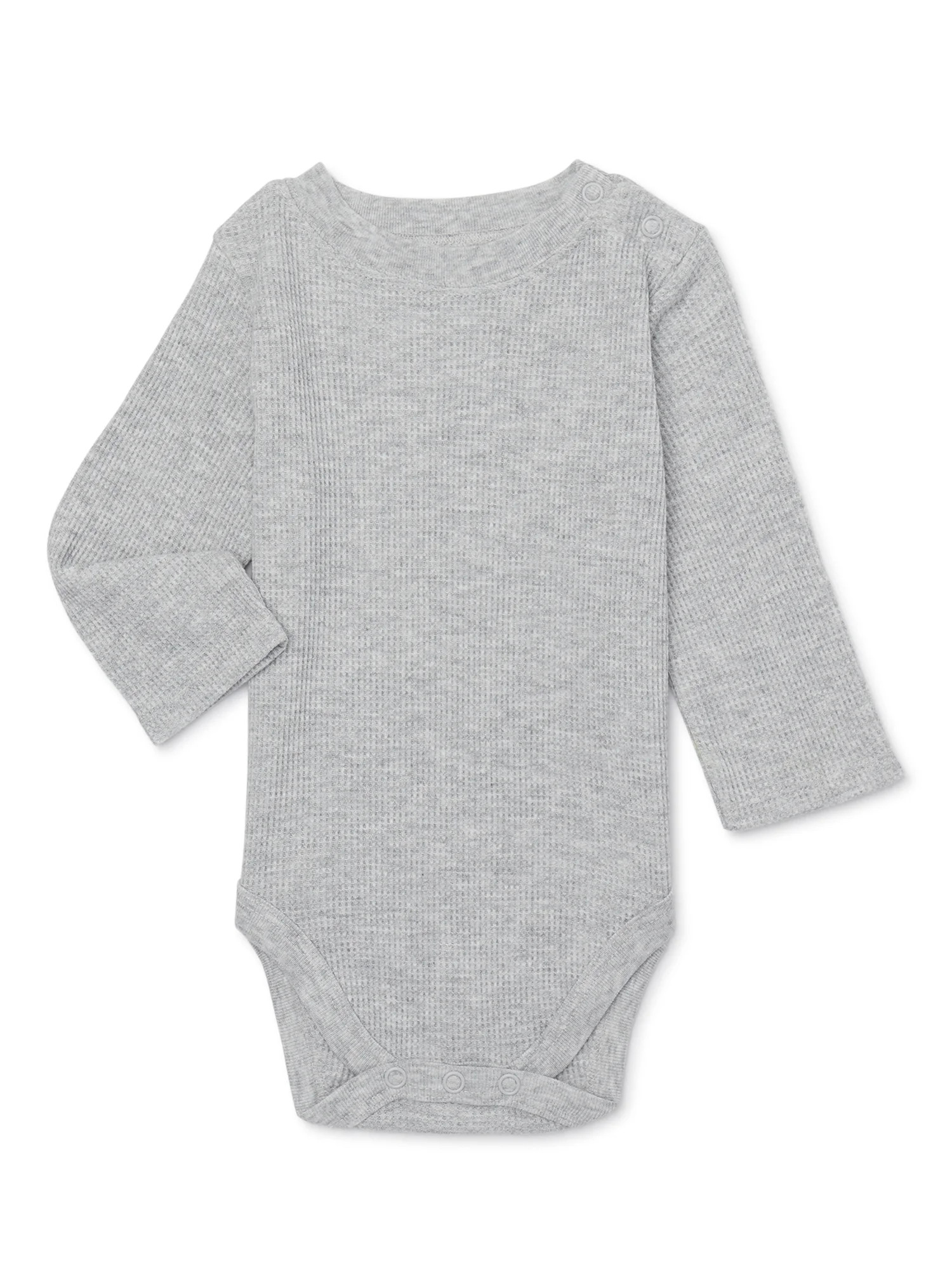 Garanimals Baby Boy Thermal Bodysuit with Long Sleeves, Sizes 0/3 Months-24 Months - Walmart.com | Walmart (US)