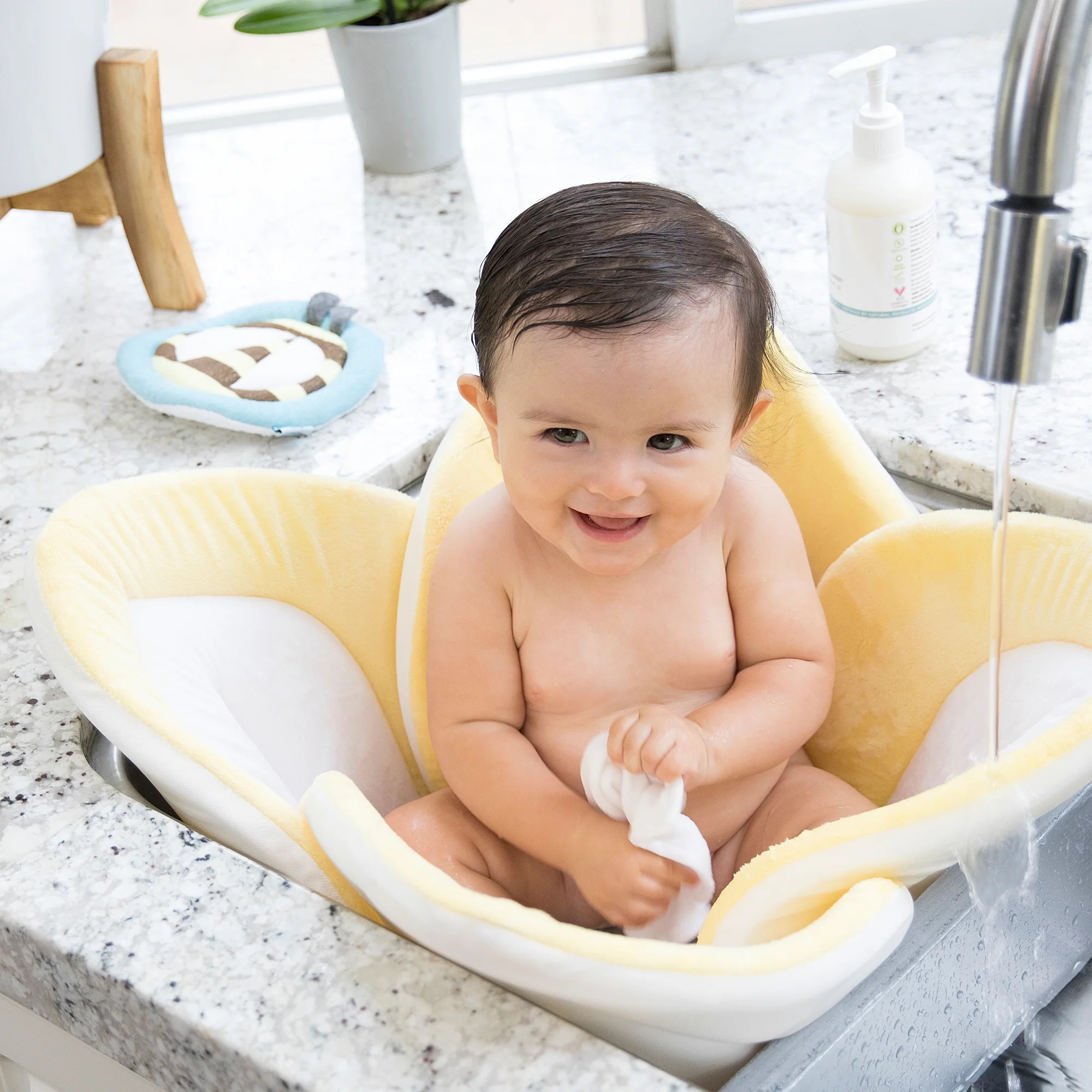 The Blooming Bath - Baby Bath Canary Yellow Unisex | Walmart (US)