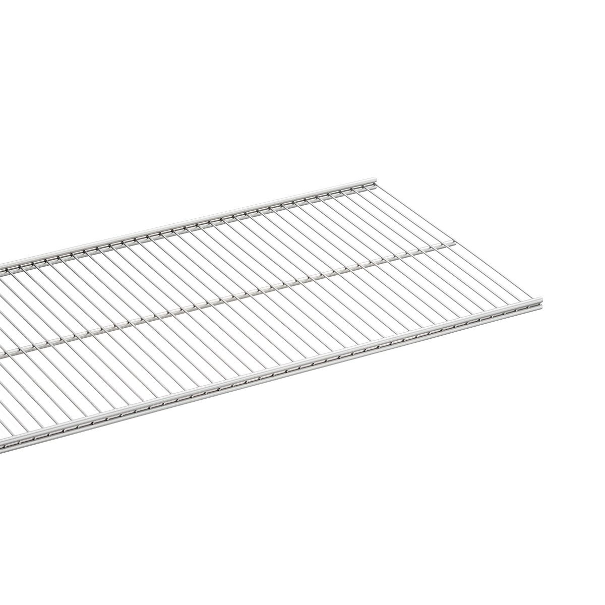 12" x 2' Elfa Ventilated Shelf Platinum | The Container Store