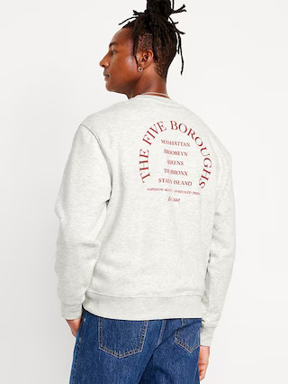 Oversized Essential Graphic Sweatshirt | Old Navy (US)