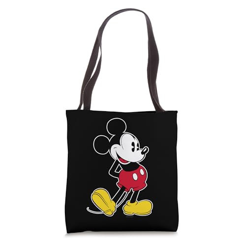 Disney Mickey Mouse Classic Pose Black Tote Bag | Amazon (US)