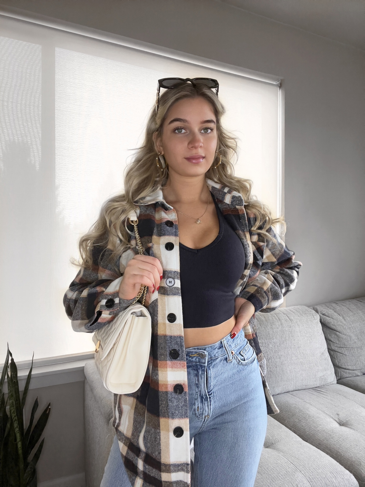 It’s flannel season. Cozy up with a warm tone flannel. The best time of the year to pair browns and blacks. I am wearing a cozy lined flannel from Amazon. The bag is lasso from Amazon I am waiting on the wholesaler to give me the link. The tank is from Alo yoga (super comfy) and the jeans are from H&M

#LTKSeasonal #LTKstyletip #LTKGiftGuide