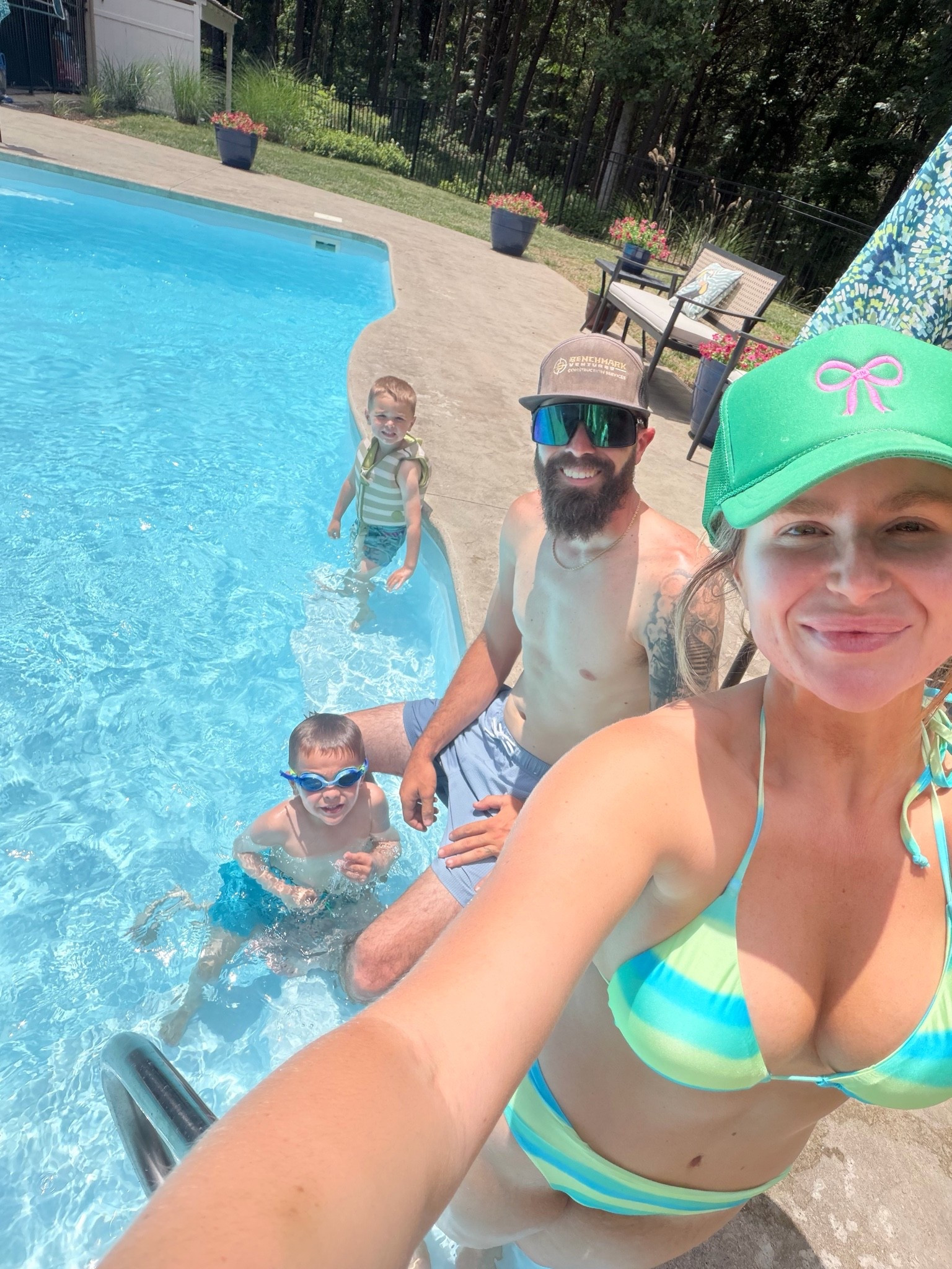 Summer pool days 💚

#LTKSwim