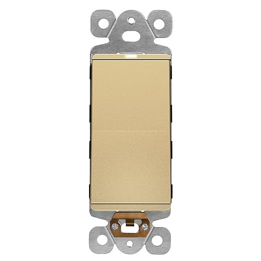 LIDER Minimalist Design Matte Finish Lighted Decorator Switch, Frameless Paddle Light Switch with... | Amazon (US)