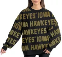 Gameday Couture Women's Iowa Hawkeyes Black Hype Crew Pullover Sweatshirt | DICK'S Sporting Goods