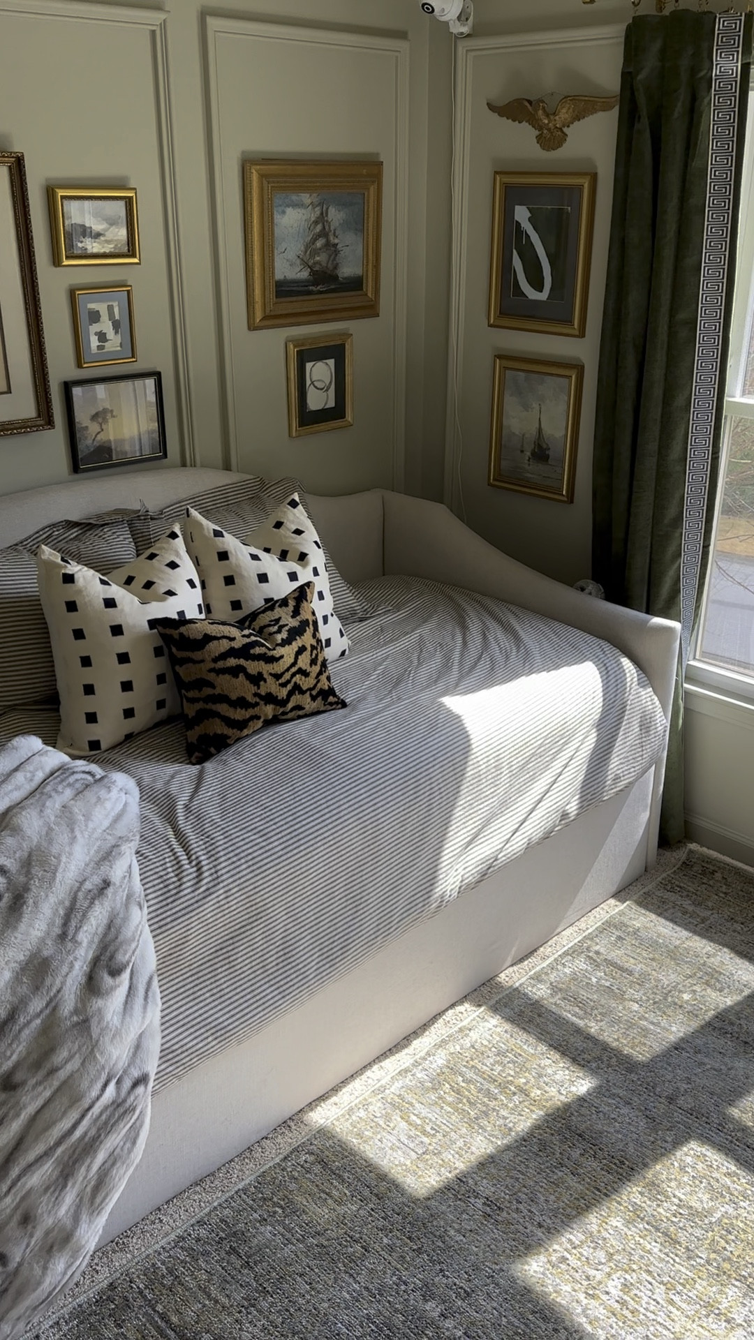 New Loloi area rug goes perfect in my son’s bedroom!





Gallery wall, traditional, Ralph Lauren, Ballard designs, daybed, west elm, velvet curtains, Kelly wearstler throw pillow, Tiger print pillow, art print, Etsy, 

#LTKFind #LTKhome