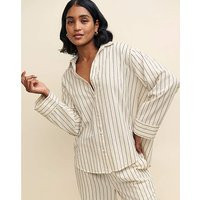 Nobody's Child Cream Pinstripe Shirt | Simply Be (UK)