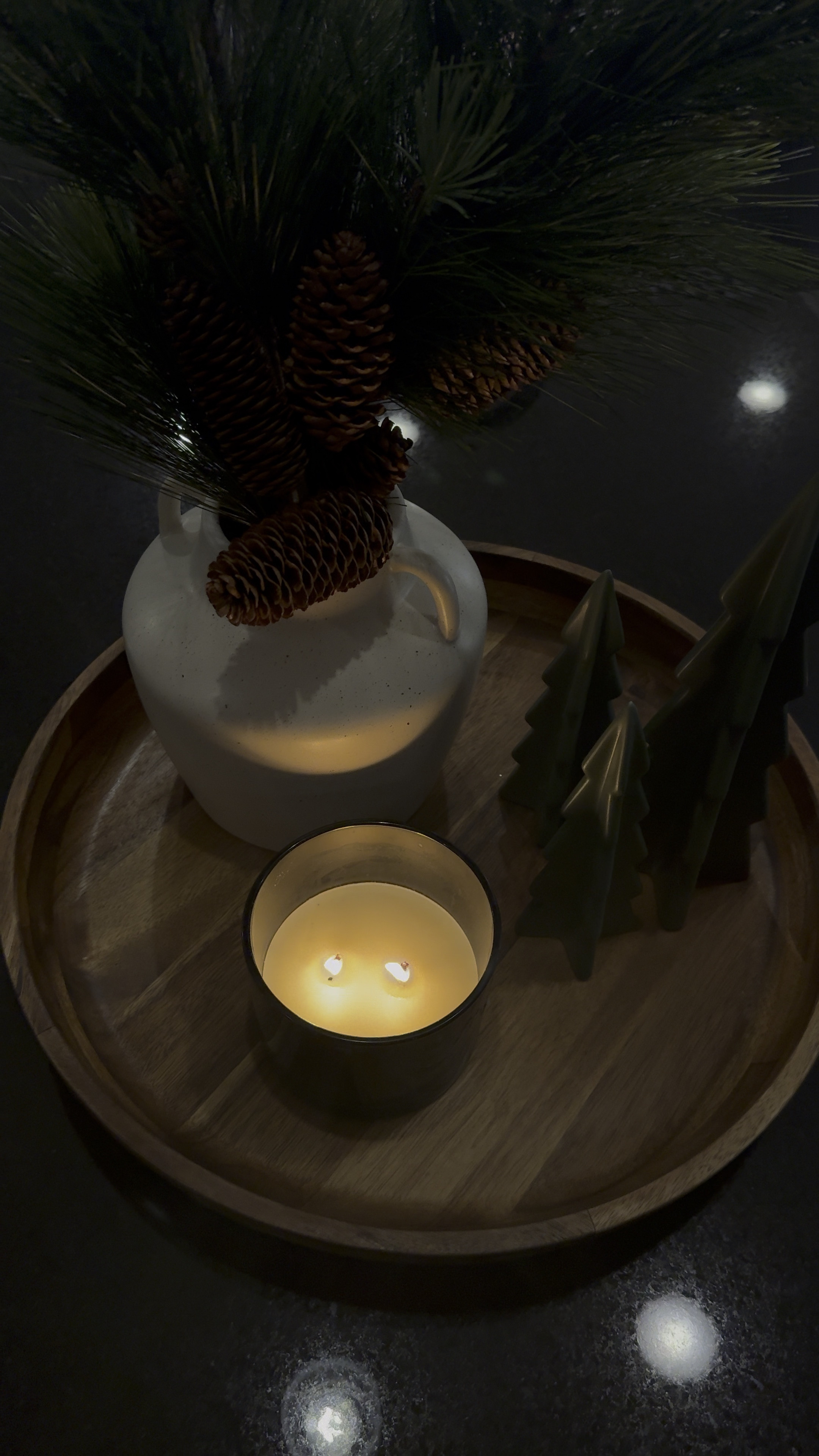 Holiday centerpiece 🎄🤍✨

#LTKHoliday #LTKSeasonal