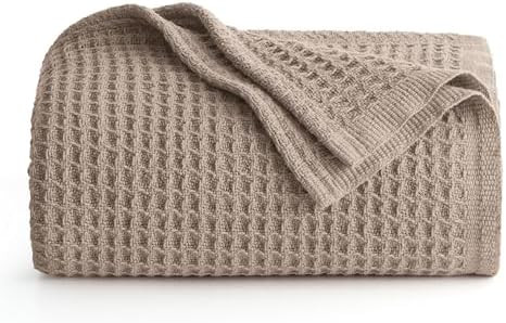 Bedsure Gentlesoft 100% Cotton Large Throw Blanket for Couch 50x70 inches - Breathable and Soft, ... | Amazon (US)