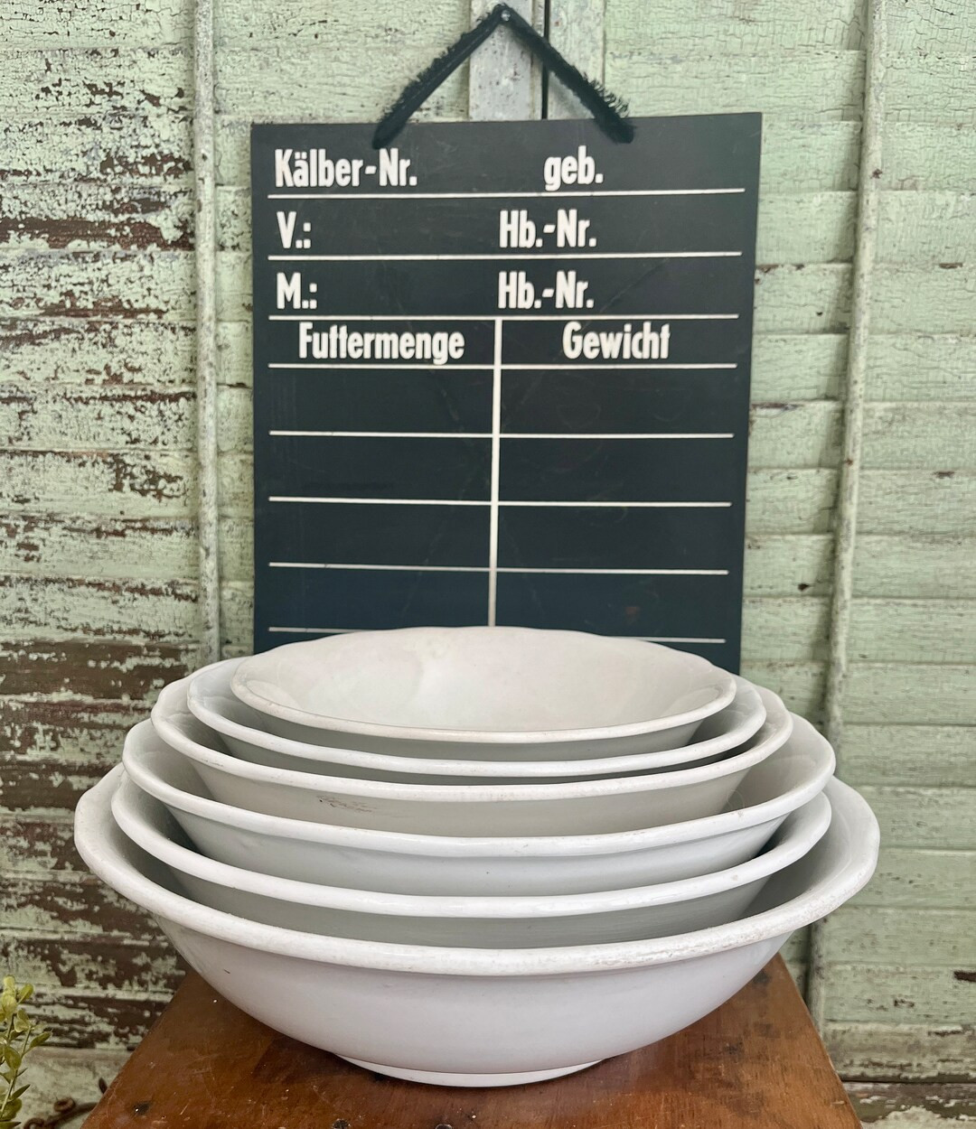 Vintage Ironstone Bowls Nesting Set Holland Sold Individually - Etsy | Etsy (US)