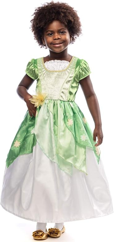 Little Adventures Classic Lily Pad Princess Dress Up Costume - Machine Washable Child Pretend Pla... | Amazon (US)