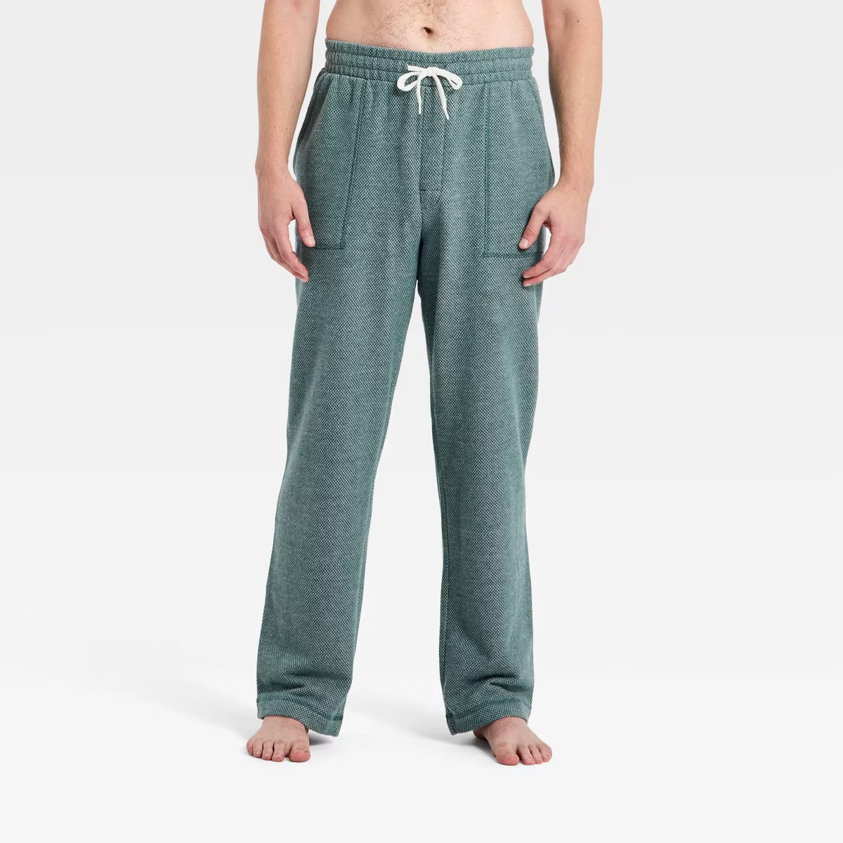 Men's Pique Fleece Pajama Pants - Goodfellow & Co™ Green | Target