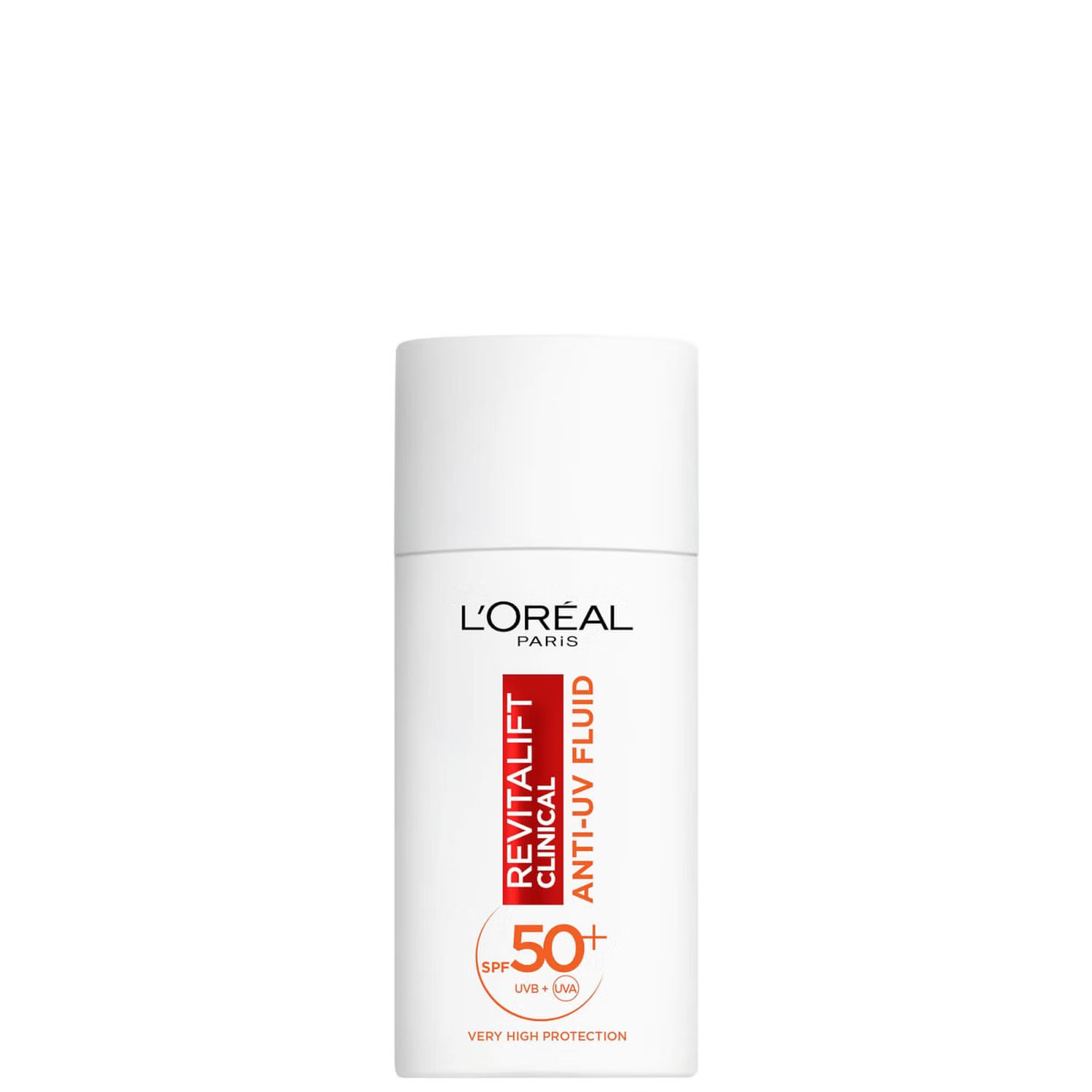 L'Oréal Paris Revitalift Clinical Vitamin C UV Fluid SPF 50+ Moisturiser 50ml | Look Fantastic (UK)