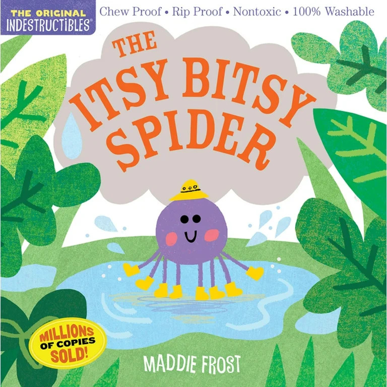 Indestructibles: Indestructibles: The Itsy Bitsy Spider : Chew Proof · Rip Proof · Nontoxic · ... | Walmart (US)