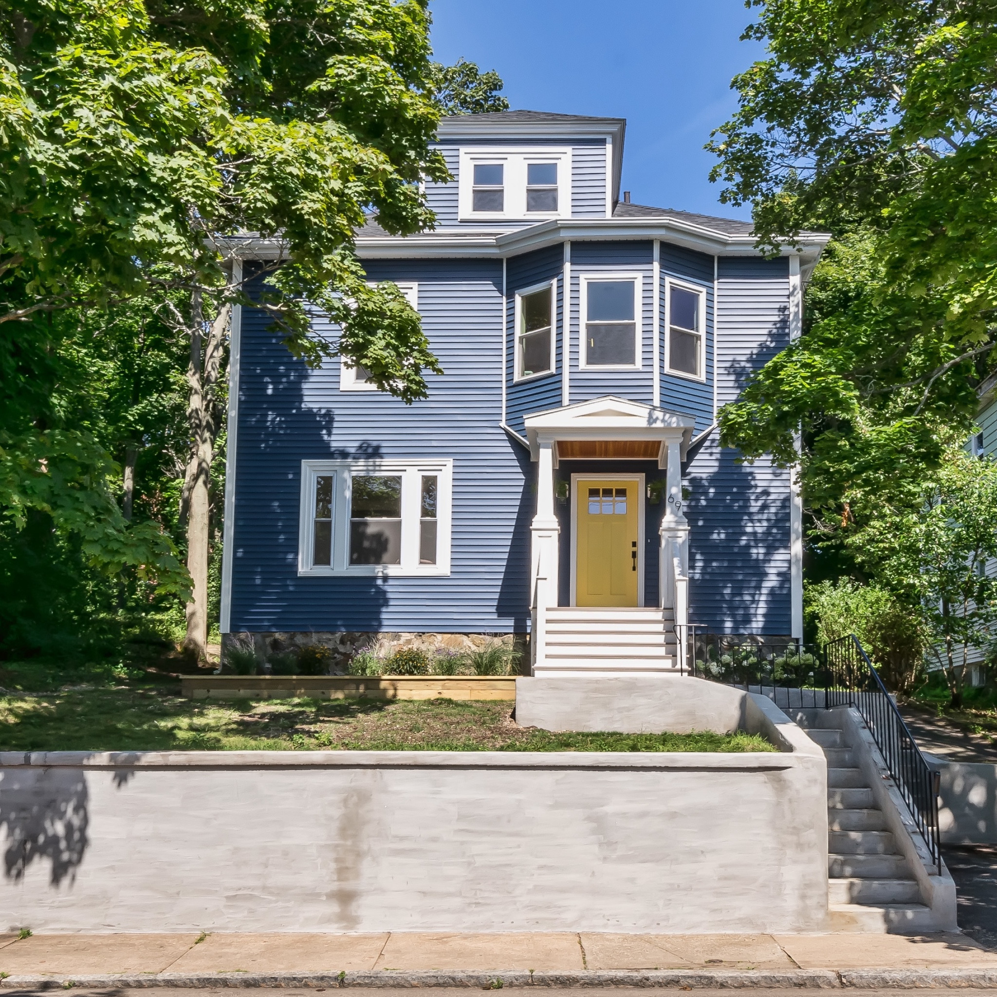 years later, we still love the classic feel of this American four square we lovingly refer to as the #sisterhouse. check out this before and after of the exterior and stay tuned for more details as we chronicle the renovation process on our blog. #dwelloctober

#LTKhome