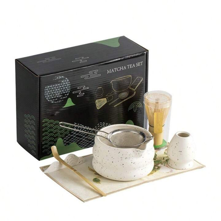 Conjunto Essencial de 4/7 Peças Tigela de Cerâmica Japonesa Matcha para Entusiastas Apaixonados... | SHEIN