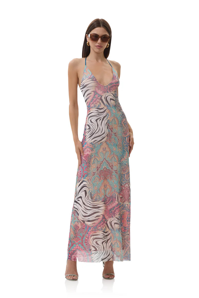 Romy Dress - Gilded Paisley | ShopAFRM
