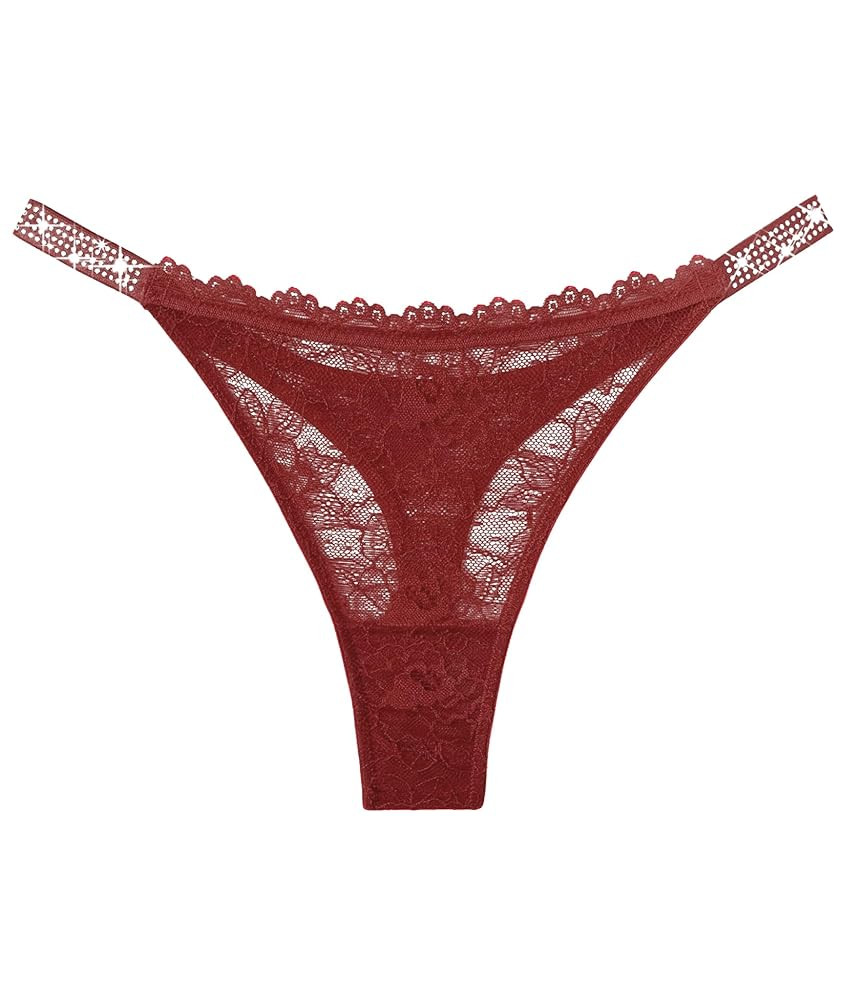 Avidlove Lace Thongs for Women with Rhinestone-Embellished Strap Cheeky Underwear Sexy Panties 1-... | Amazon (US)