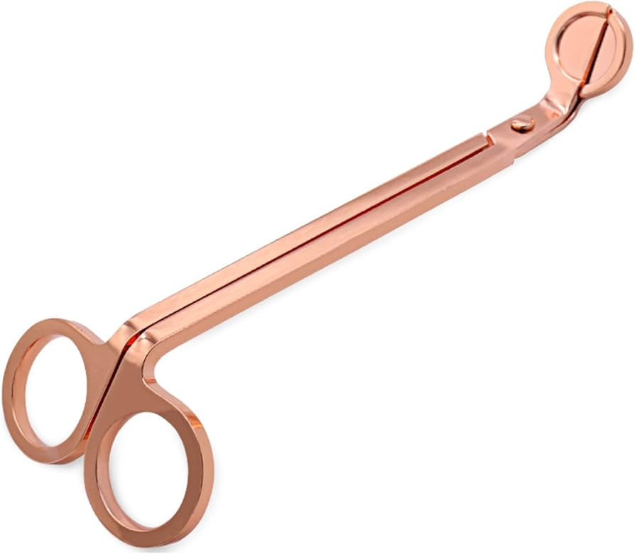 Noneea Candle Wick Trimmer, Polished Wicker Scissors, go deep into The Candle to Cut Spent Chips,... | Amazon (US)