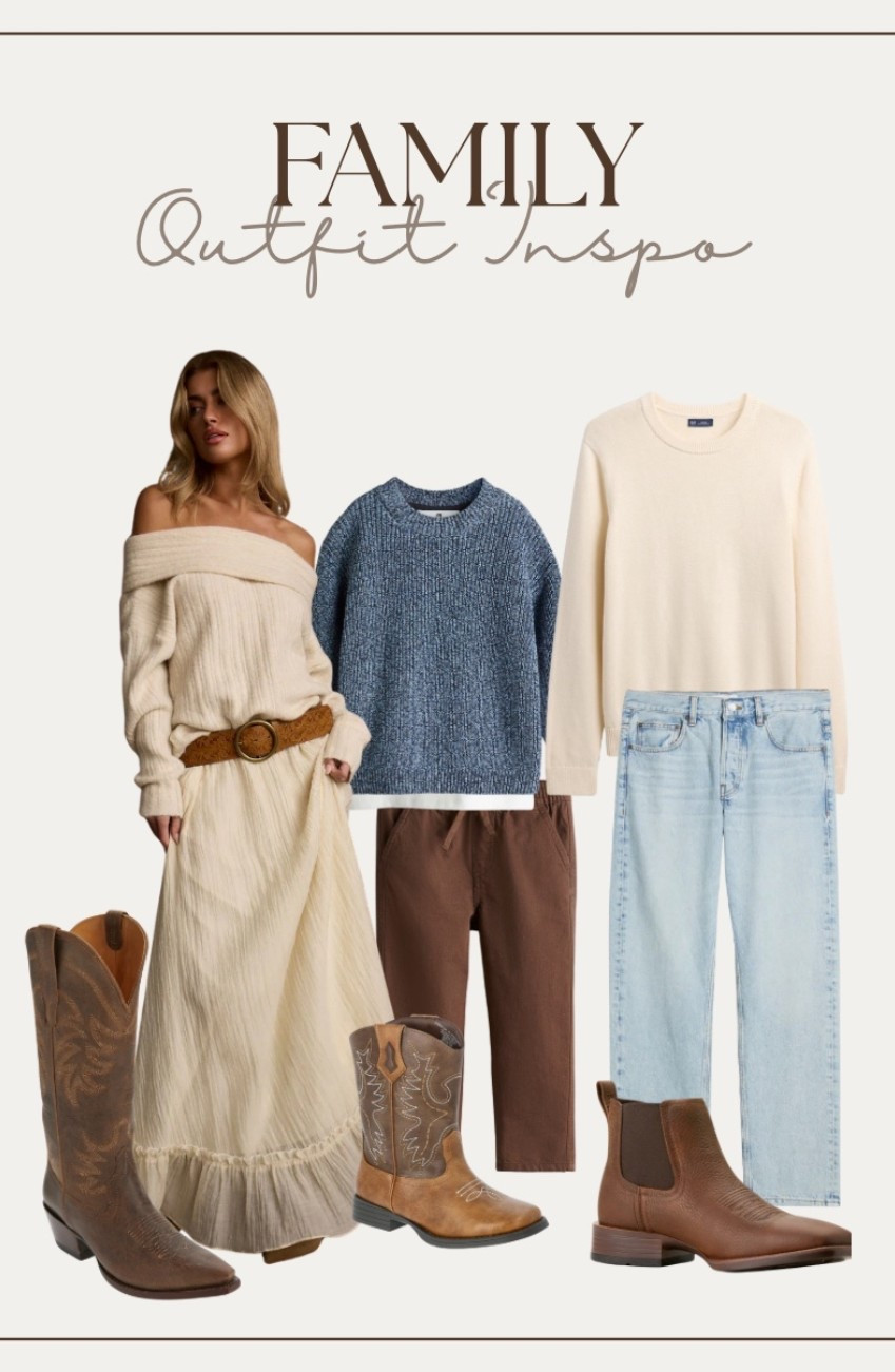 Fall family outfit inspo! 

#familyphotos #falloutfits #familyoutfitinspo #familyfallphotos #styling #outfitideas #styletip #familylooks #familyoutfits #holidayoutfits #familyholidayoutfits #thanksgivingoutfits #fallmilyphotos #toddlerboy #toddlerboystyle #hmkids #hmstyle #falltoddlerstyle #12thtribe #minimalstyle #westernboots #aesthetic #neutralstyle #affordablefinds #oldnavy #nordstromfinds 

#LTKFamily #LTKSeasonal #LTKStyleTip