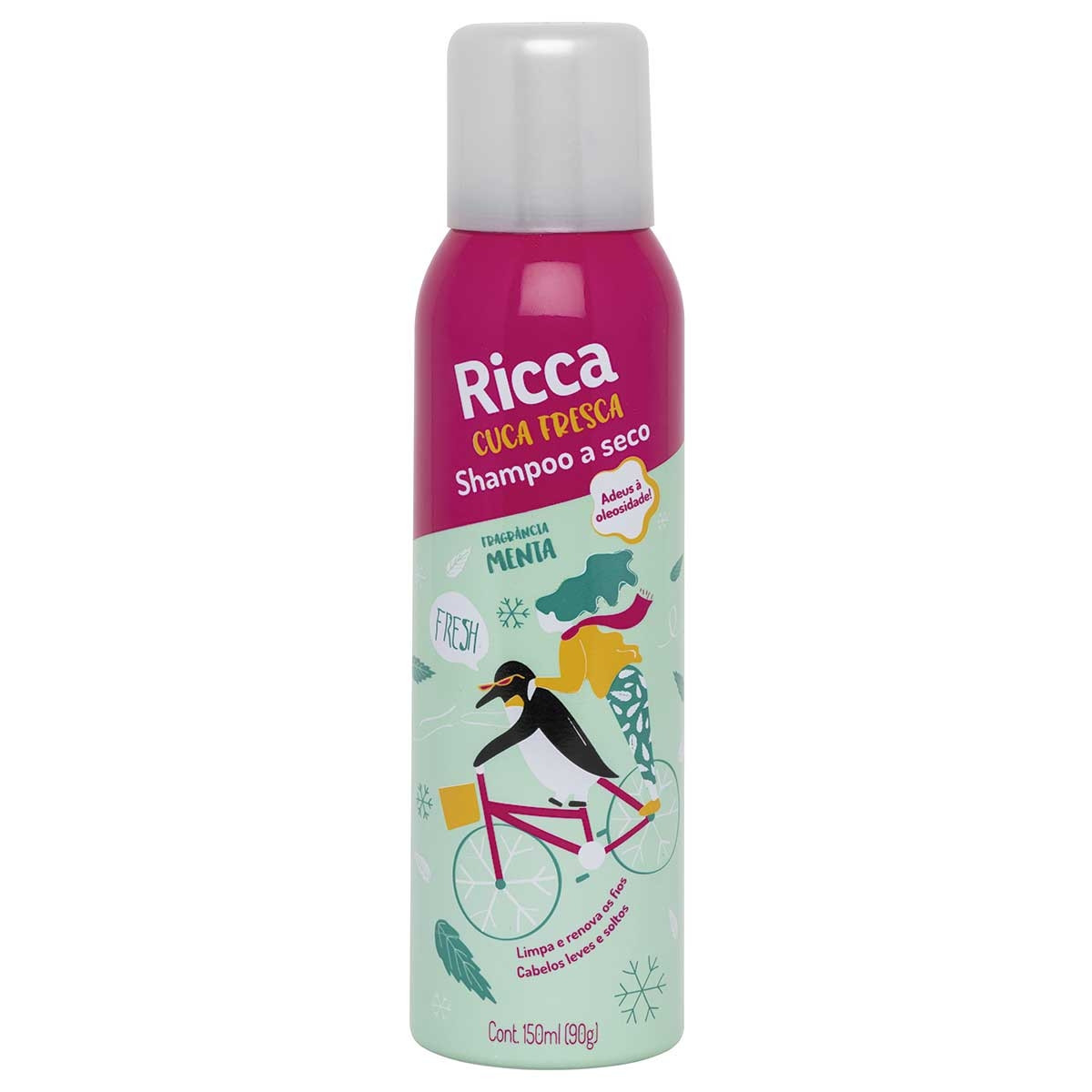 Shampoo A Seco Menta 150Ml Ricca | DrogaRaia (BR)