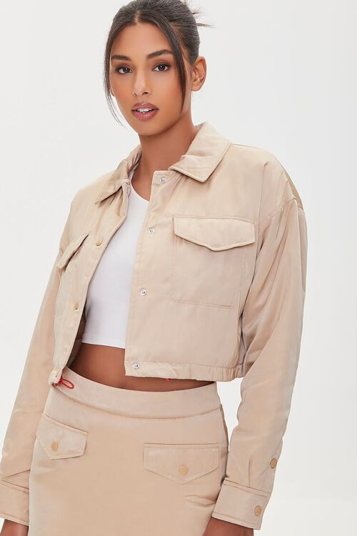 Cropped Toggle-Drawstring Jacket | Forever 21 (US)