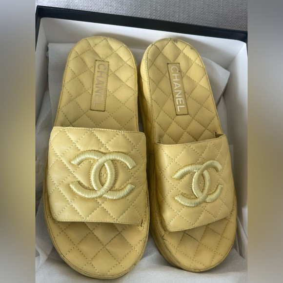 Chanel Quilted Sandals | Poshmark
