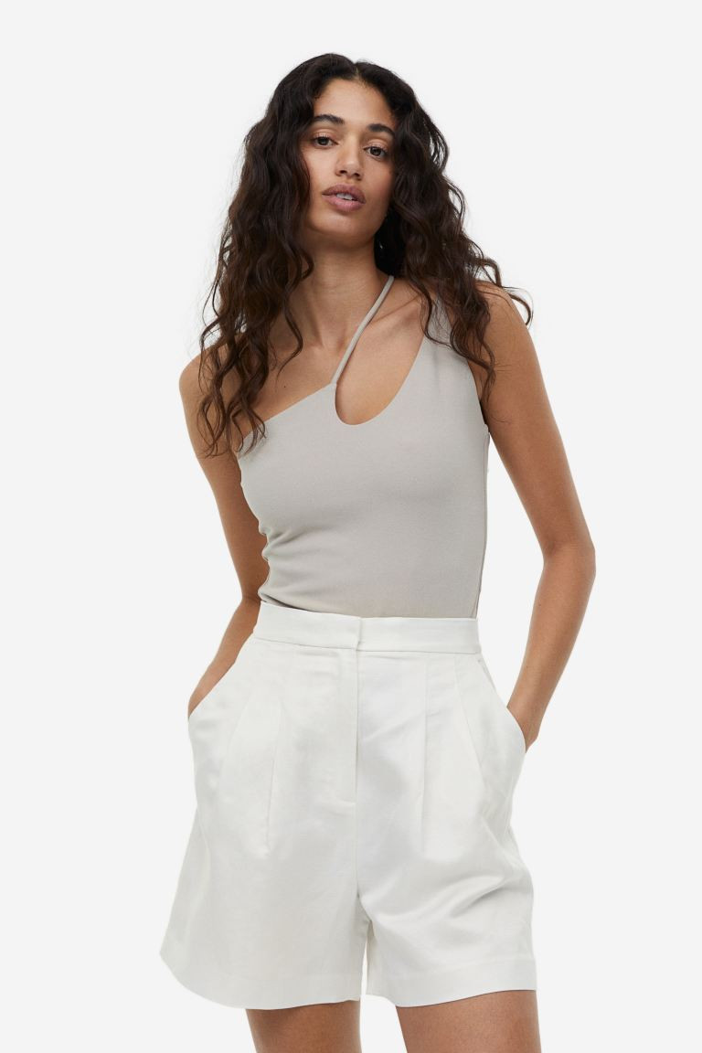 Linen-blend Shorts | H&M (US + CA)