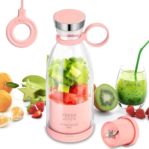 Portable Juicer Blender,Fresh Juice Blender,350ml Wireless Portable Electric Juicer，fresh juice blender portable，suitable for making fruit juice, milkshakes, and smoothies | Amazon (US)
