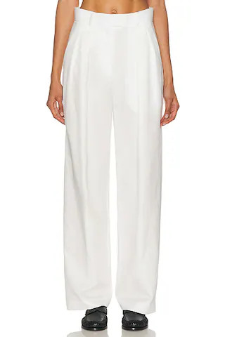Cotton Pleated Trouser | FWRD 