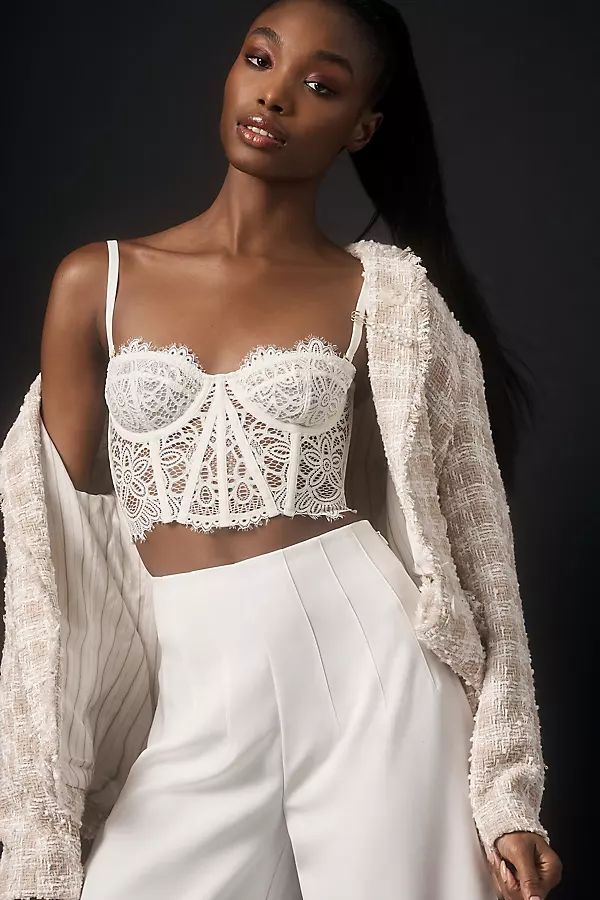 The Giselle Lace Bustier: Strapless Edition | Anthropologie (US)