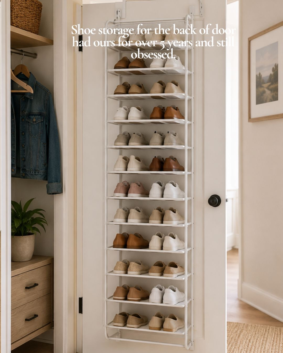 Shoe storage at back of the door is amazing it really saves up space.

#LTKHome