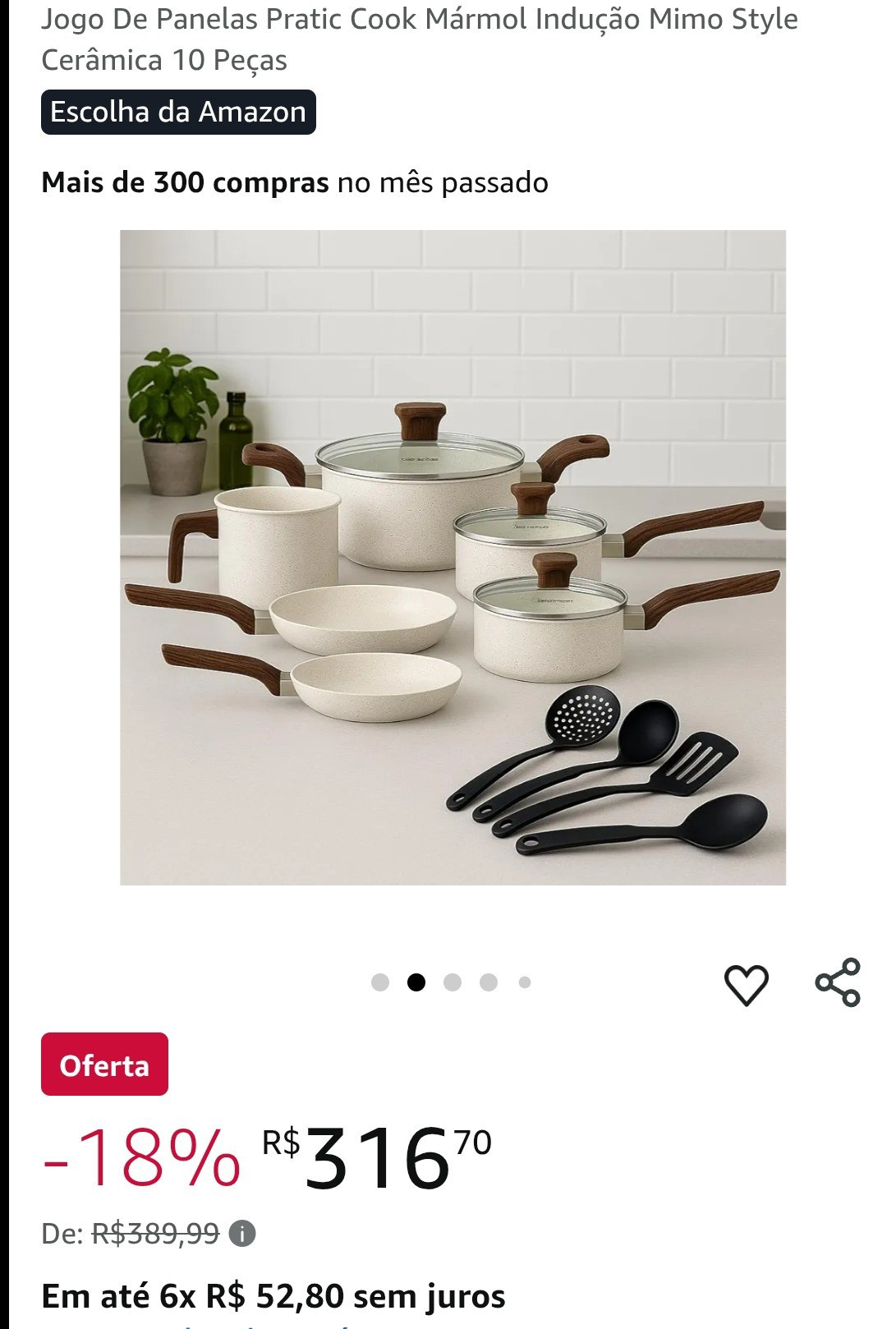 Jogo De Panelas Pratic Cook Mármol Indução Mimo Style Cerâmica 10 Peças

#LTKbrasil #LTKhome #LTKfamilia