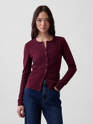 Modern Crewneck Cardigan | Gap (US)