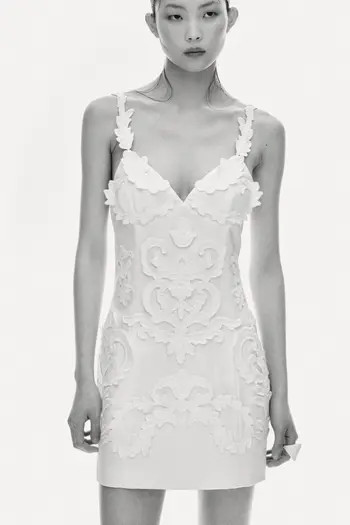 H&M Appliqu\u00e9d strappy dress | Nordstrom | Nordstrom