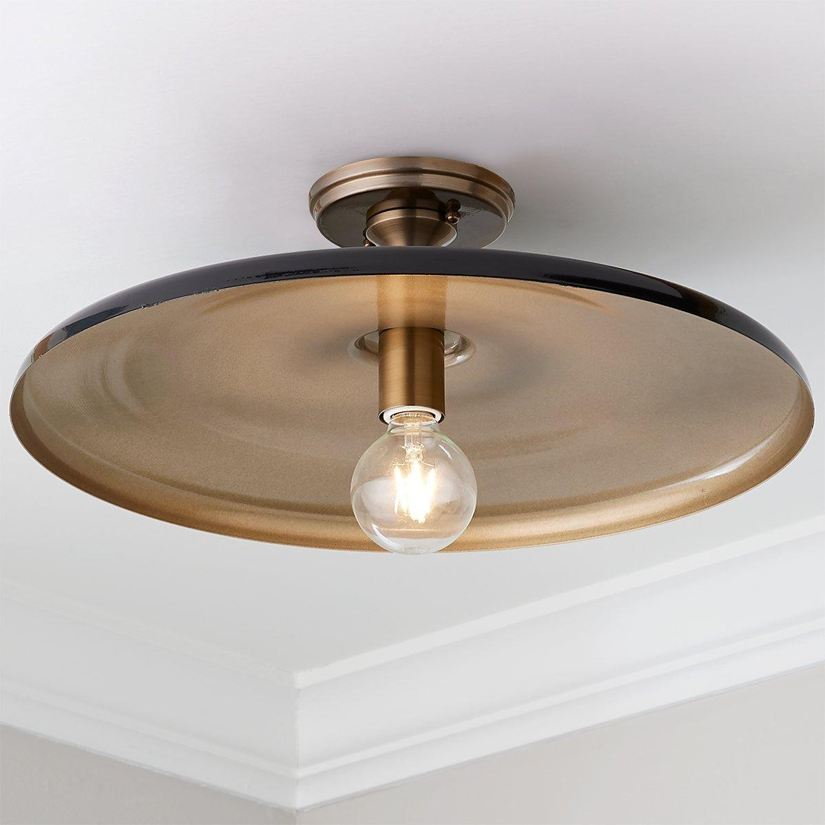 Chris Loves Julia Victor Semi-Flush Ceiling Light | Shades of Light