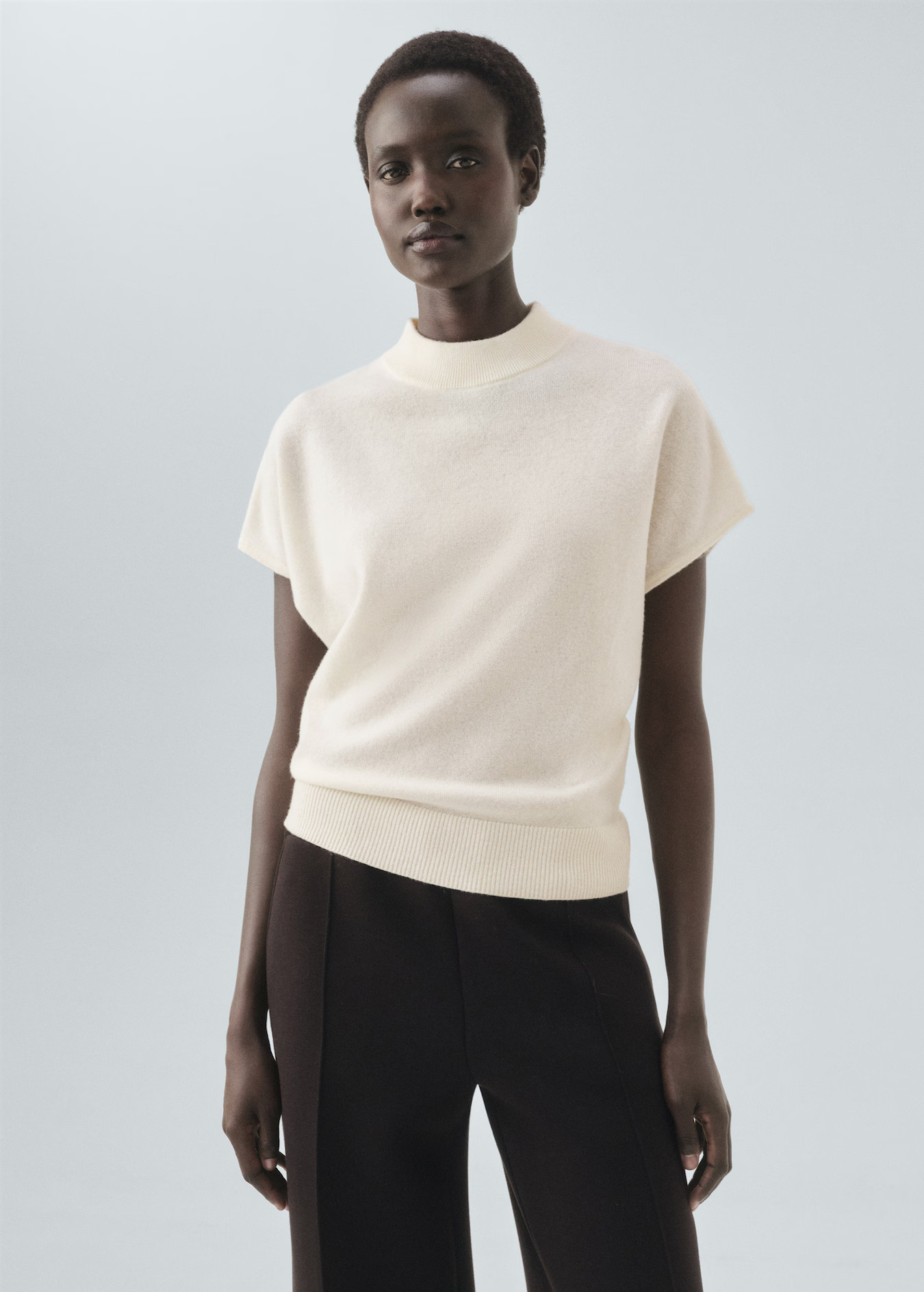 High collar wool sweater | Mango (US/MX/AU)